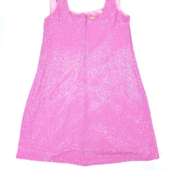 NEW Show Me Your Mumu Barbie Lets Go Mini Dress Pink Sequin 90s Y2k Coquette - Picture 6 of 8
